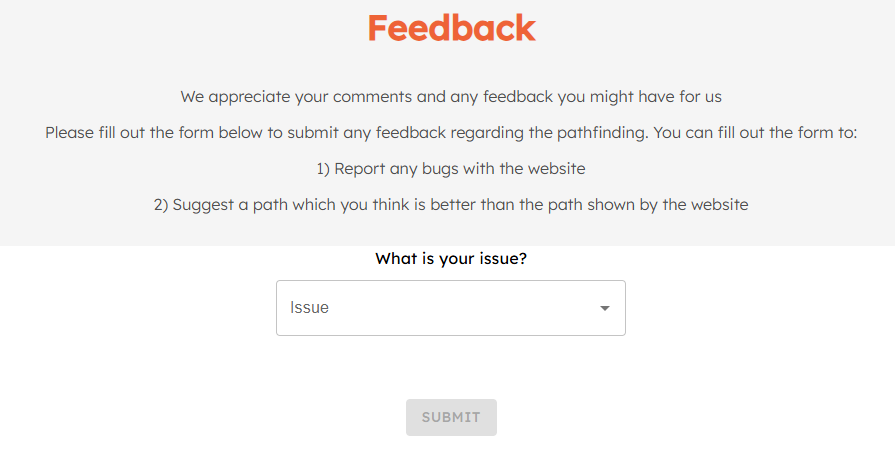 Feedback dashboard